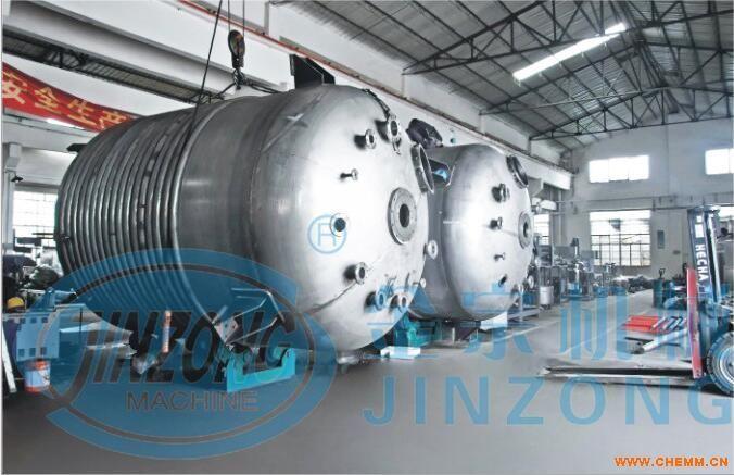 供應30000l外盤管加熱反應釜sus304不銹鋼化工機械化工設備